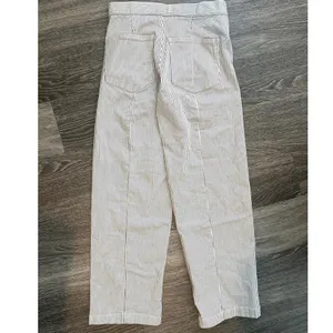 NWT Madewell The Emmett Wide-Leg Crop Pant: In Smokey Grape Stripe Size 23 thumbnail 9