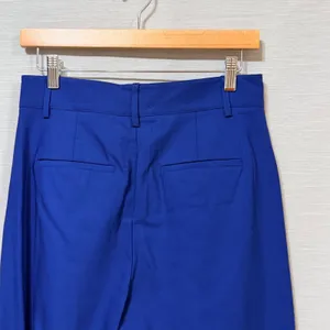 Vince Royal Blue Wide Leg Crop Wool Blend Trousers V535821601 Size 6 thumbnail 4