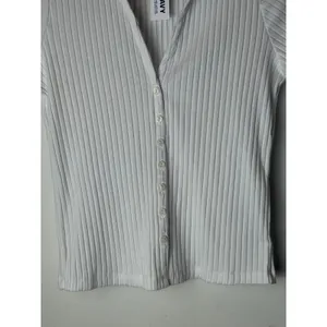 Old Navy Polo Shirt Women XS White NWT Ribbed Button Down Short Sleeve Preppy thumbnail 6