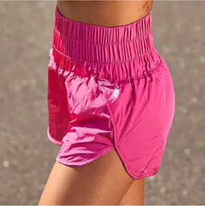 Free People Movement The Way Home High Rise Shorts Fuchsia thumbnail 1
