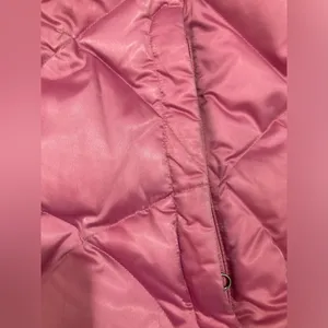 The North Face Pink Goose Down Puffer Winter Ski Snow Quilted Lined Jacket 550 thumbnail 10