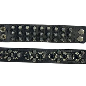 SCREAM Ghost Face Crossbody Purse Spiked Choker Bracelet Goth Rave Punk Cosplay thumbnail 6
