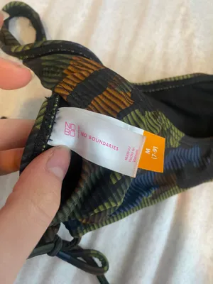 No Boundaries camo swimsuit top thumbnail 4