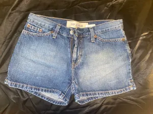 Gap Vintage Dark Wash Jean Shorts thumbnail 1