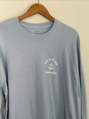John Galt Brandy Melville Saint Barth Long Sleeve Tee Coastal Anchor Oversized thumbnail 6