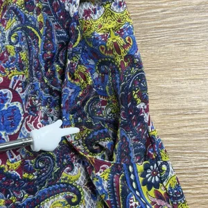 Earthbound Trading Co Romper Women S Paisley Boho Button Front Pockets Festival thumbnail 3