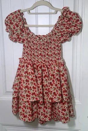 Altar'd State Floral Romper thumbnail 1