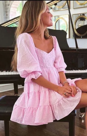 These Three Boutique Pink Easter Dress thumbnail 1