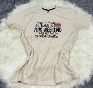 Fall Tshirt Tan Size L thumbnail 1
