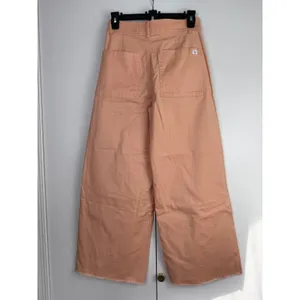Billabong Side Kick High Waisted Wide Leg Pants Sunset Orange Womens 26 NWT Boho thumbnail 2