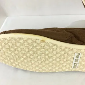 Bucco Womens Espadrille Flats Faux Suede Slip On Brown Size 10 thumbnail 6