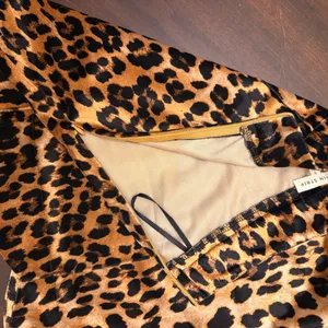 Leopard Print Velvet Mini Skirt thumbnail 5