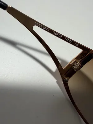 UNISEX Versace MOD. 2040 Gold frame with Brown Gradient Lenses thumbnail 6