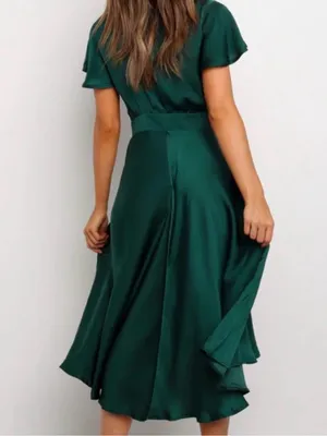 NWT Petal & Pup | Montrose Hi Lo Tie Front Dress, size 8. thumbnail 3