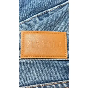 Pistola Womens High Rise Straight Leg Blue‎ Denim Jeans 100% Cotton Size 27 thumbnail 7