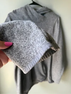 Old Navy Active Gray Cowl Neck Fleece Pullover Women’s XXL Cozy Sweatshirt thumbnail 2