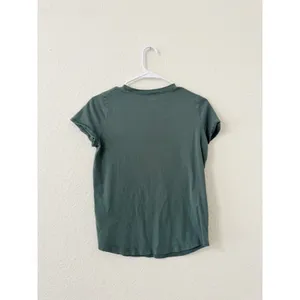Madewell Northside Vintage Tee Dark Green 100% Cotton Size XS thumbnail 2