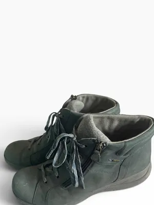 Aravon Rev Stridarc Waterproof Gray Leather Lace-Up Side-Zip Boots thumbnail 5