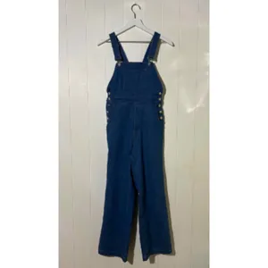 Capulet Lennon Denim Overalls XS Blue Wide Leg Dungaree Stretch Retro Fit thumbnail 3