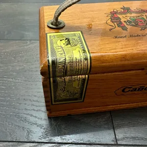 Handmade Canones Dominican Republic Cigar Box Purse thumbnail 4