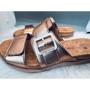 Clarks Cloudsteppers Step June Tide Sandals Rose Gold Cork Women’s 6.5M EU 37 thumbnail 8