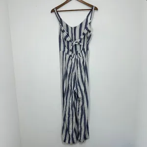 Rails Beachy Linen Wide Leg Jumpsuit Tank Resort Hawaii‎ Vacation Size Med thumbnail 11