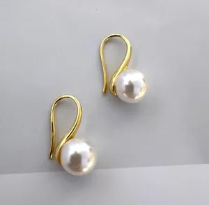 Elegant White Pearl Dangle Drop Earrings for Women,Pearl Earrings thumbnail 3