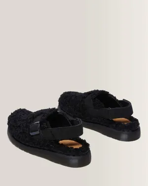 ✨ NWT Dr. Martens Jorge II WarmWair Fleece Slingback Mules - Black 🖤 (US W 8 / M 7 / EU 39) thumbnail 5