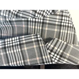 Select Plaid Blazer Women's Size UK 10 / EUR 38 Y2K Black White Peach Jacket thumbnail 6