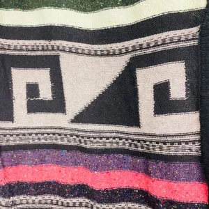 Free People Rolla Costa open sweater duster cardigan with southwestern motif. M thumbnail 4