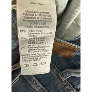 Madewell The Perfect Vintage Jean Women 26 Blue Medium Wash Raw Hem CKP461199646 thumbnail 7