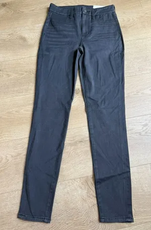 NWT Womens American Eagle Dream Jean Legging super high rise gray size 4/27 thumbnail 1