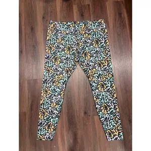 Nike One Women's Dri-FIT Plus Size Mid-Rise Training Leggings 2XL thumbnail 2