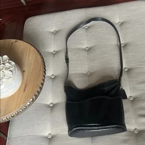 Coach Vintage Black Glove Tanned Leather Bucket Bag No 0660 013 thumbnail 4