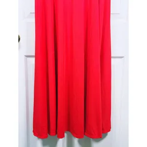 Halara Scoop Neck Midi Dress Size Large Red Cap Sleeve Flowy Casual Pockets thumbnail 9