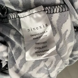 Ninexis Womens Size Medium Zebra Print Knit Maxi Slit Skirt Resortwear Mobwife thumbnail 9