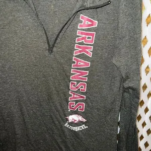 Arkansas razorbacks long sleeve quarter zip shirt size XL thumbnail 4