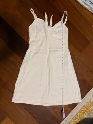 Hollister White Eyelet Spaghetti Strap Sundress thumbnail 5