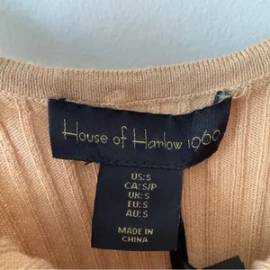 House of Harlow 1960 Revolve Tan Ribbed Mini Dress adjustable spaghetti straps S thumbnail 10