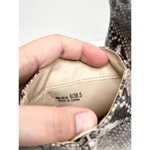 Chinese Laundry Snakeskin Print Block Heel‎ Ankle Boots Grey Black Size 6 thumbnail 9