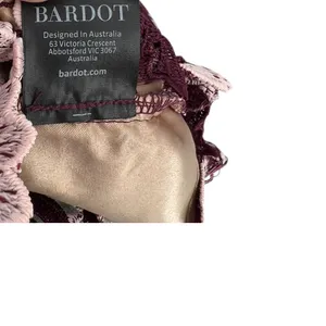 Bardot Dalia Lace Midi Dress Crochet Asymmetric Hem Purple Size US 8‎ thumbnail 16