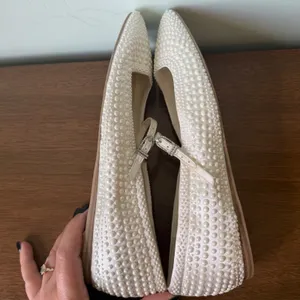 Dolce Vita 9.5 Womens Satin Reyes Pearl Strappy Mary Jane Ballet Flats thumbnail 7