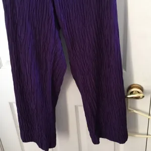 FINAL MARKDOWN Unique ladies slacks medium Purple thumbnail 2