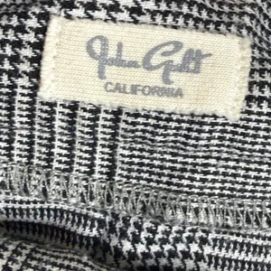 John Galt Glen Plaid Wrap Mini Skirt Black White Buckle MD383 XXS‎ thumbnail 2