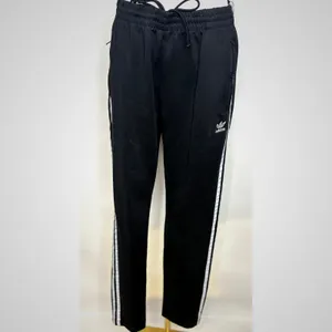 Adidas Originals Primeblue SST Track Pants Black White 3-Stripe Joggers Medium thumbnail 5