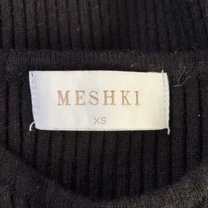 Meshki Knit Ribbed Bodycon‎ Maxi Dress sz XS Black thumbnail 4