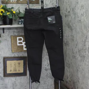 NWT Silver Jeans Co. Suki Womens Mid Rise Skinny Jeans L93136EBK516 Black 33x27 thumbnail 3