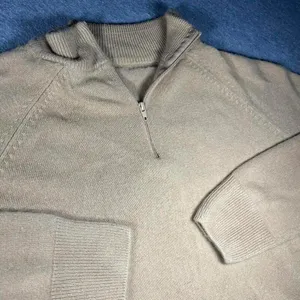 Studio Works 100% Acrylic Woman’s Small Sweater Beige Ribbed Collar Soft Knit thumbnail 3