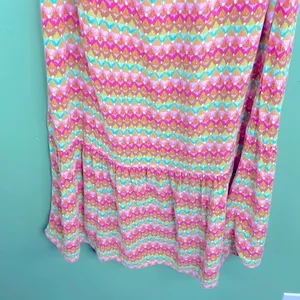 MOSSIMO Y2K Strapless Maxi Dress Boho colorful size Medium thumbnail 4