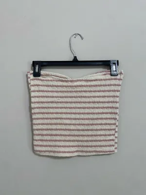 Antistar TJ Maxx White and Pink Tube Top thumbnail 2